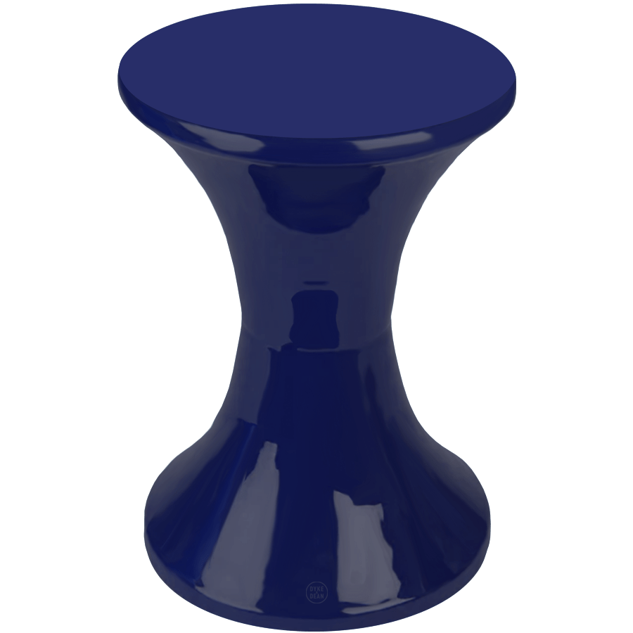 DYKE & DEAN TAM TAM STOOL ENAMEL METAL MAJORELLE - DYKE & DEAN