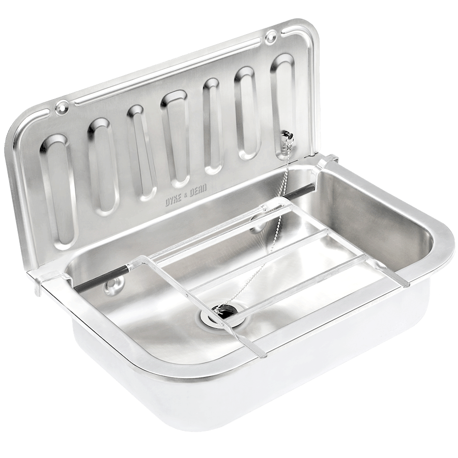 ENAMEL BUCKET SINK RACK - DYKE & DEAN