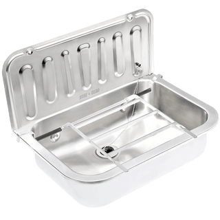 ENAMEL BUCKET SINK RACK - DYKE & DEAN