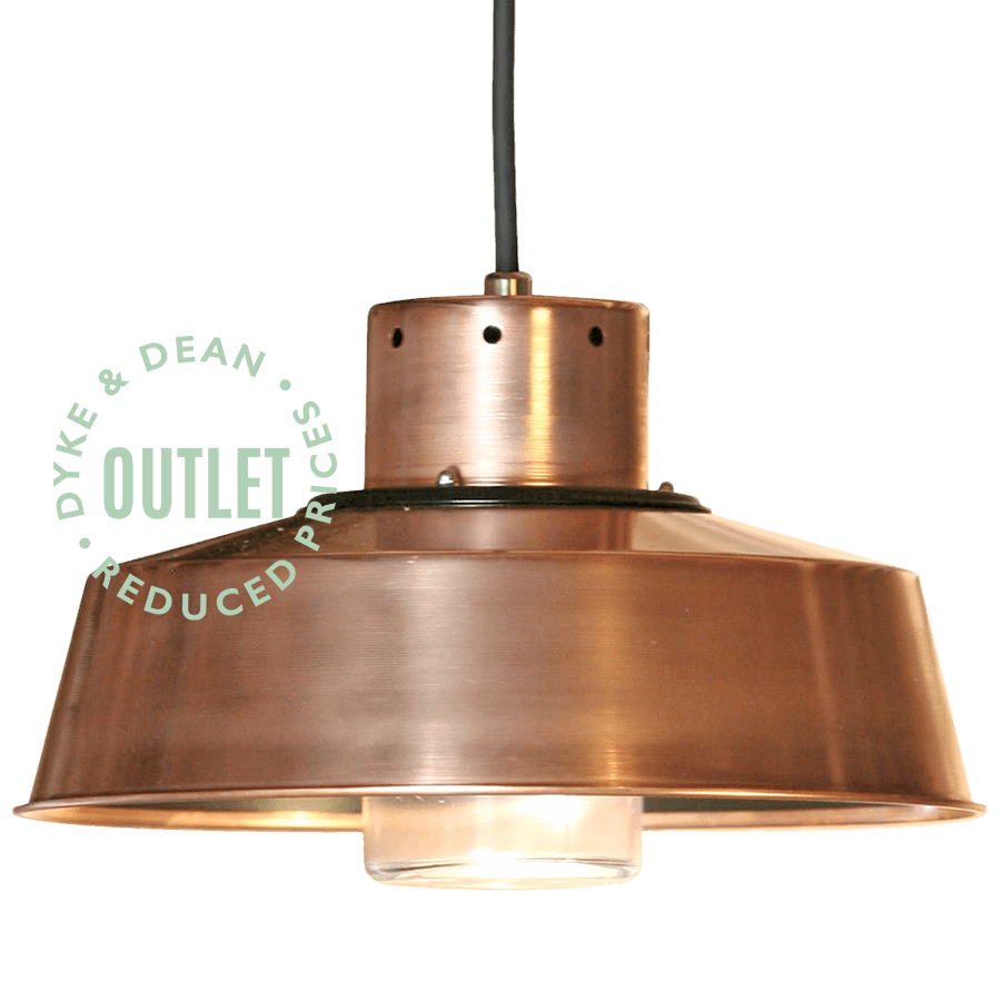 FAKTORY PENDANT LIGHT MODEL 2 COPPER OUTLET - DYKE & DEAN