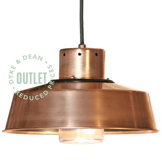 FAKTORY PENDANT LIGHT MODEL 2 COPPER OUTLET - DYKE & DEAN