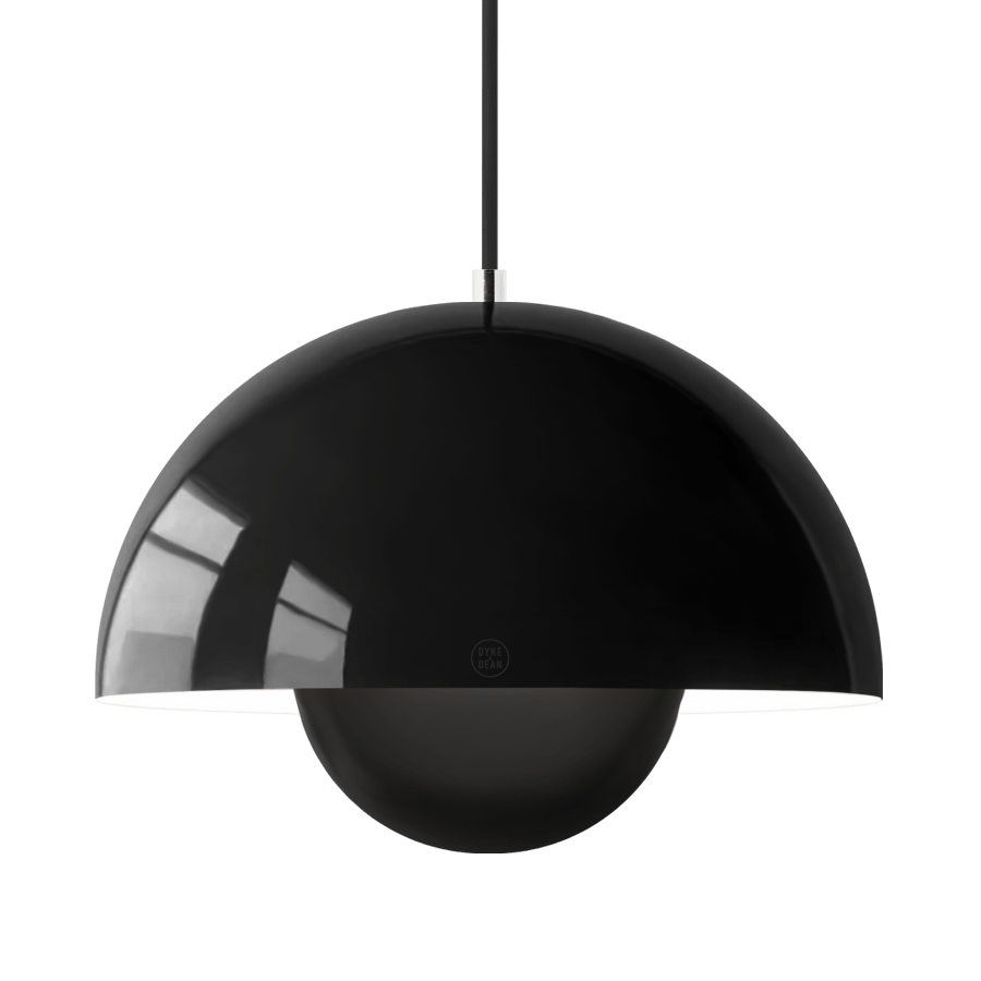 FLOWERPOT PENDANT LAMP BLACK - DYKE & DEAN