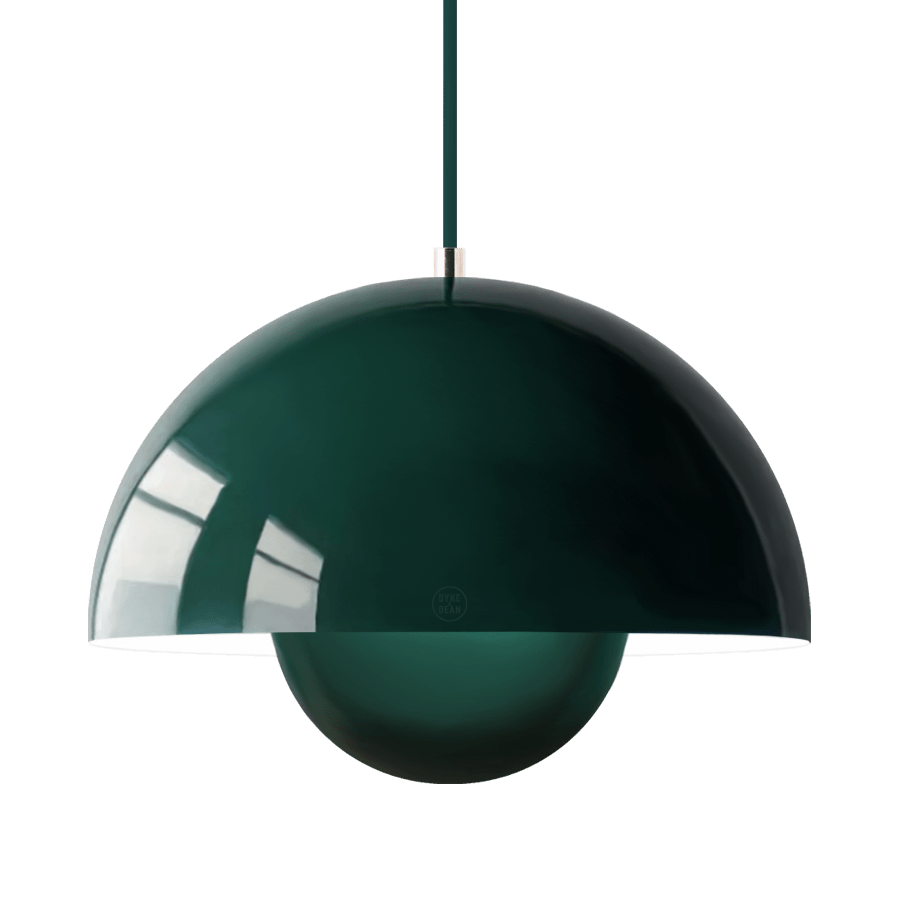 FLOWERPOT PENDANT LAMP DARK GREEN - DYKE & DEAN