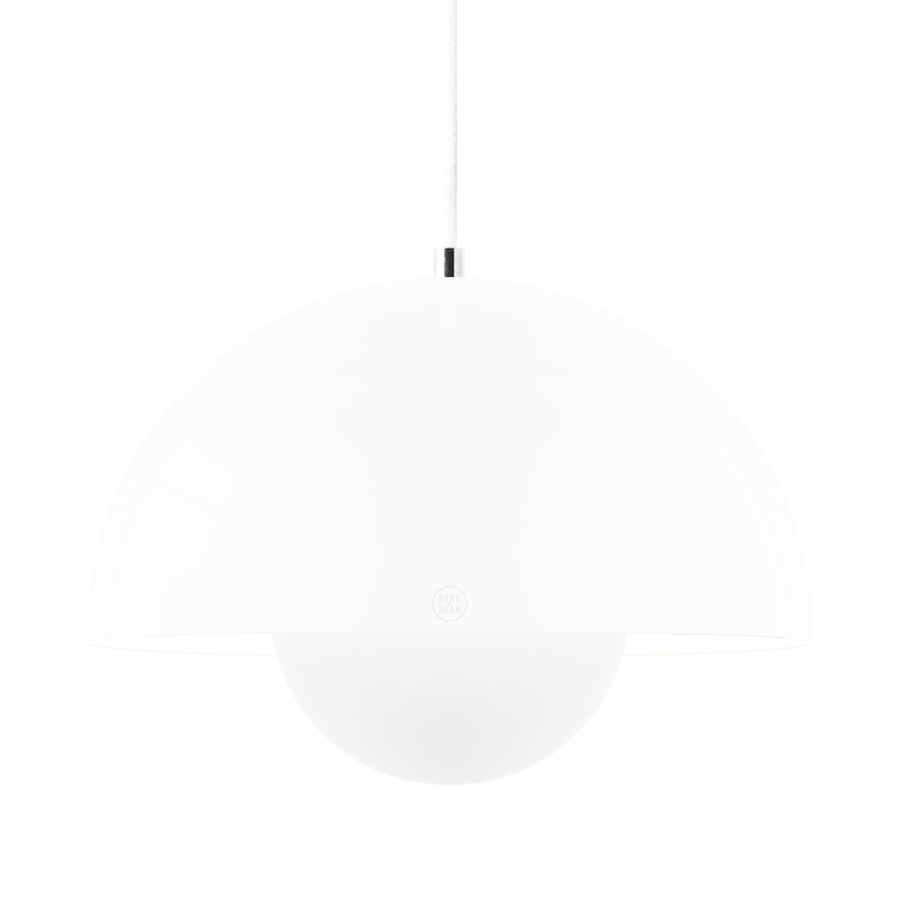 FLOWERPOT PENDANT LAMP WHITE - DYKE & DEAN