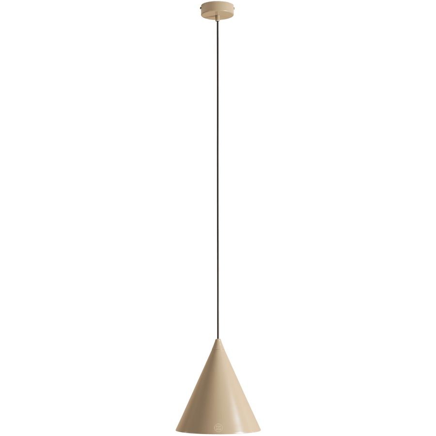 FORM CONE PENDANT SHADE LIGHT BEIGE - DYKE & DEAN