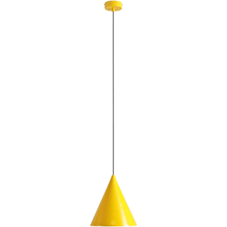 FORM CONE PENDANT SHADE LIGHT MUSTARD - DYKE & DEAN