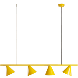 FORM CONE SHADE PENDANT BAR STRIP LIGHT MUSTARD - DYKE & DEAN