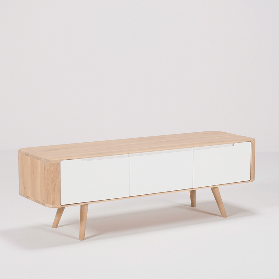 GAZZDA ENA LOW SIDEBOARD WHITE SMALL - DYKE & DEAN