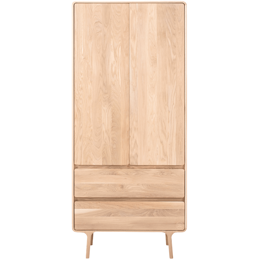 GAZZDA FAWN WARDROBE OAK - DYKE & DEAN