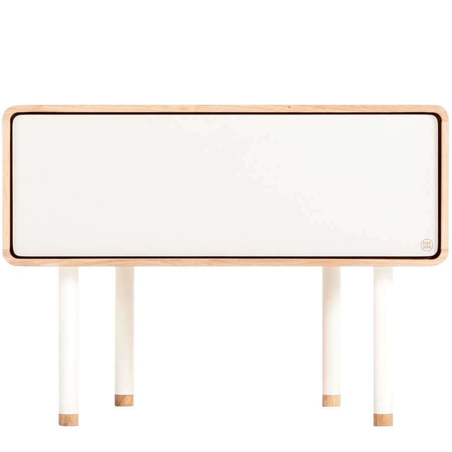 GAZZDA FINA BEDSIDE TABLE WHITE - DYKE & DEAN