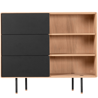 GAZZDA FINA DRESSER BLACK OAK 118 - DYKE & DEAN