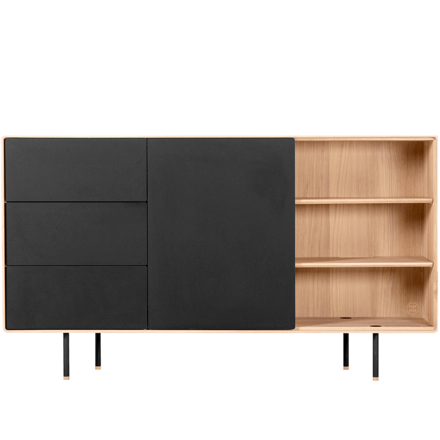 GAZZDA FINA DRESSER BLACK OAK 176 - DYKE & DEAN