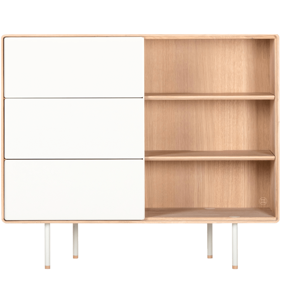 GAZZDA FINA DRESSER WHITE OAK 118 - DYKE & DEAN