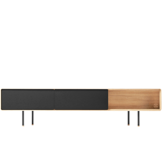 GAZZDA FINA SIDE BOARD BLACK OAK 200 - DYKE & DEAN