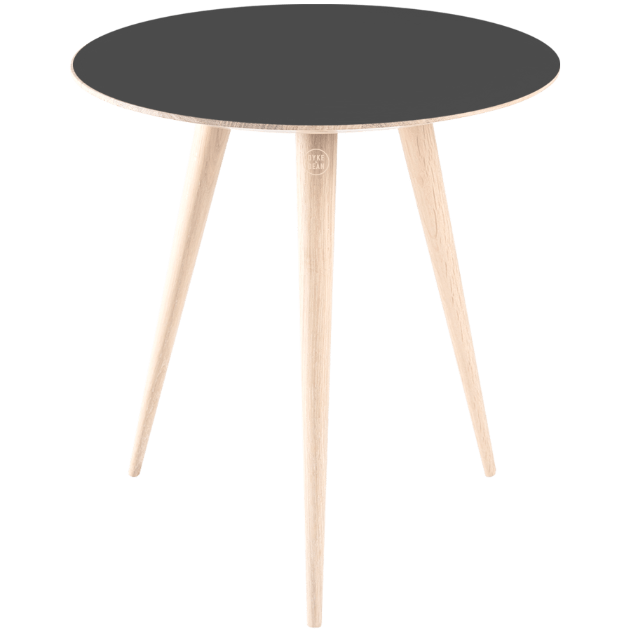 GAZZDA ROUND ARP TABLE WHITE OAK 45CM - DYKE & DEAN