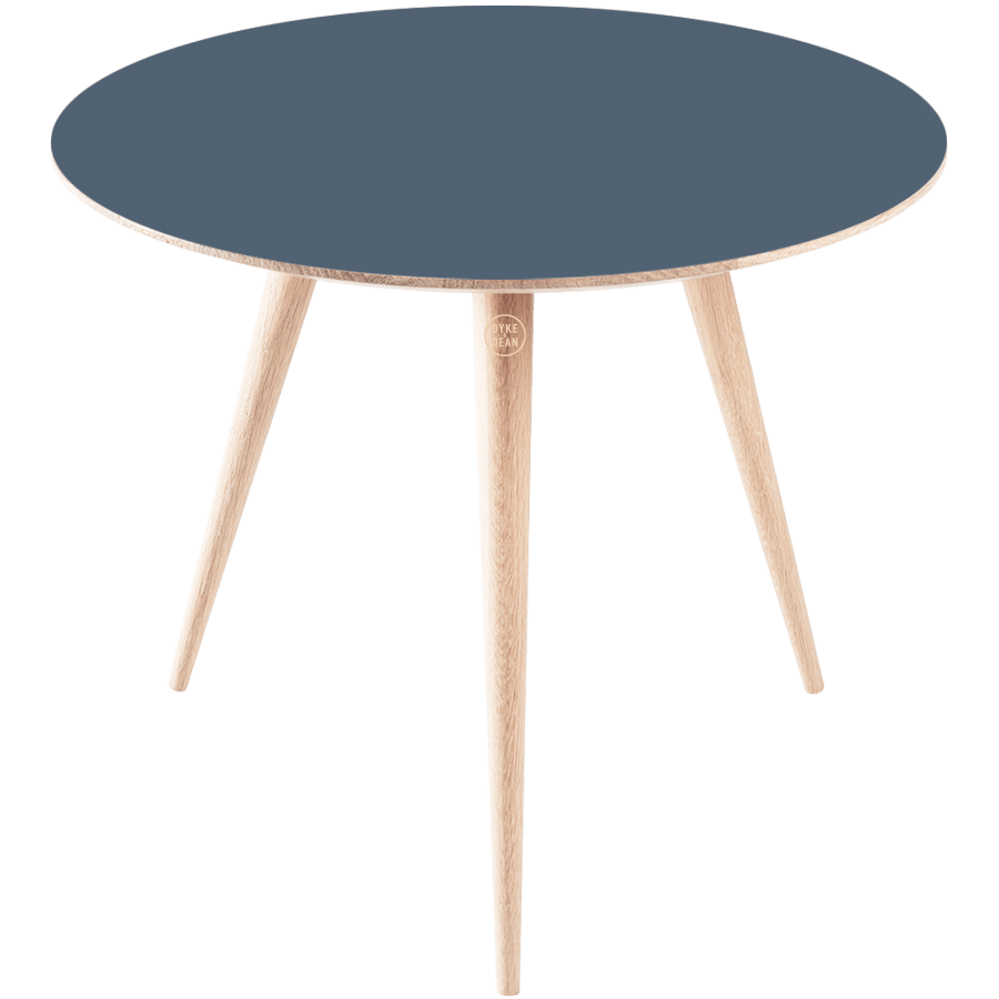 GAZZDA ROUND STAFA TABLE WHITE OAK 90CM - DYKE & DEAN