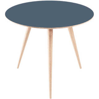 GAZZDA ROUND STAFA TABLE WHITE OAK 90CM - DYKE & DEAN