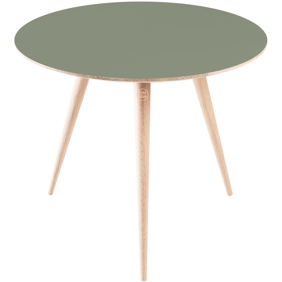 GAZZDA ROUND STAFA TABLE WHITE OAK 90CM - DYKE & DEAN