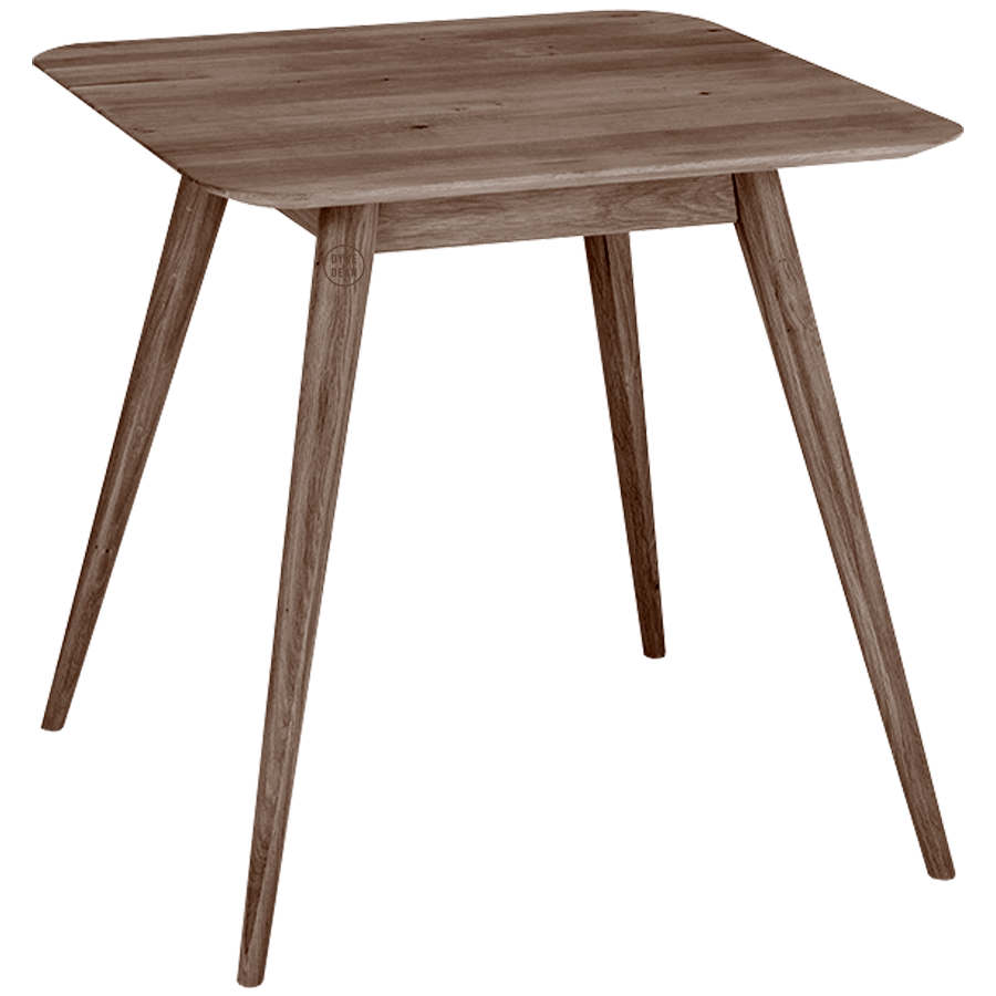 GAZZDA SQUARE STAFA TABLE SMOKED OAK 80CM - DYKE & DEAN