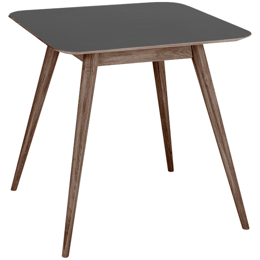 GAZZDA SQUARE STAFA TABLE SMOKED OAK 80CM - DYKE & DEAN