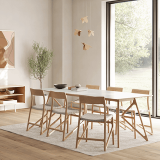 GAZZDA TINK DINING TABLE NATURAL OAK 180 x 90 - DYKE & DEAN