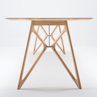 GAZZDA TINK DINING TABLE SMOKED OAK 160 x 90 - DYKE & DEAN