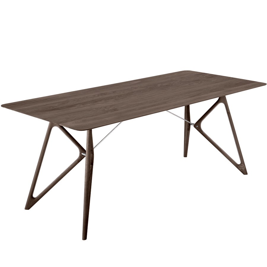 GAZZDA TINK DINING TABLE SMOKED OAK 200 x 90 - DYKE & DEAN