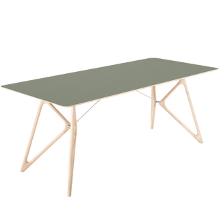 GAZZDA TINK DINING TABLE WHITE OAK 200 x 90 - DYKE & DEAN