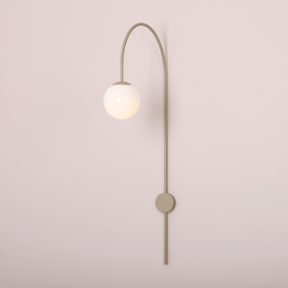 GLOBE WALL HANGING LIGHT BAR BEIGE - DYKE & DEAN