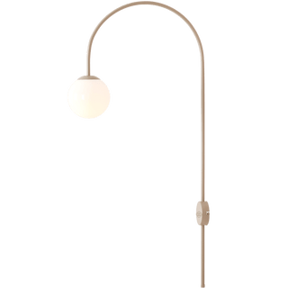 GLOBE WALL HANGING LIGHT BAR BEIGE - DYKE & DEAN