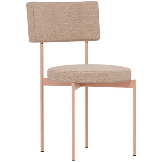 HKLIVING DINING CHAIR BLACK & MORDEN BEIGE - DYKE & DEAN