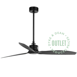 INDUSTRIAL BLACK CEILING FAN OUTLET - DYKE & DEAN