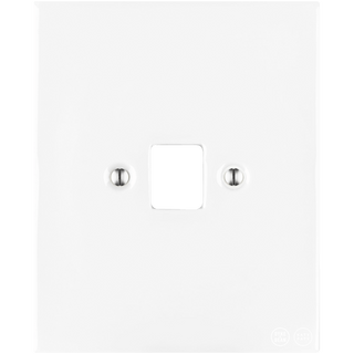 KATY PATY PORCELAIN PLATE PC/ USB WALL SOCKET WHITE - DYKE & DEAN