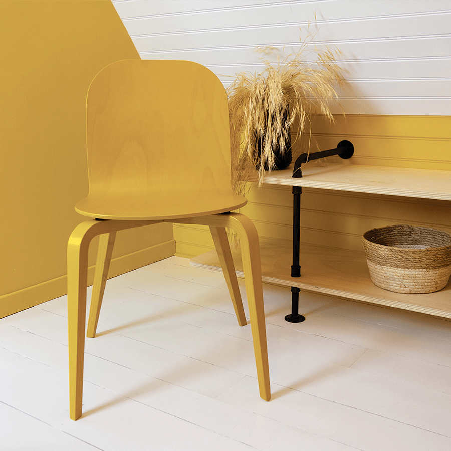 LA CHAISE FRANCAISE CL10B YELLOW CHAIR - DYKE & DEAN