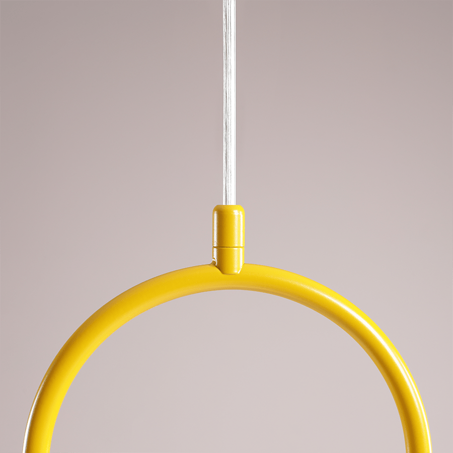 LOOP GLASS GLOBE PENDANT RIVA OPAL MUSTARD - DYKE & DEAN