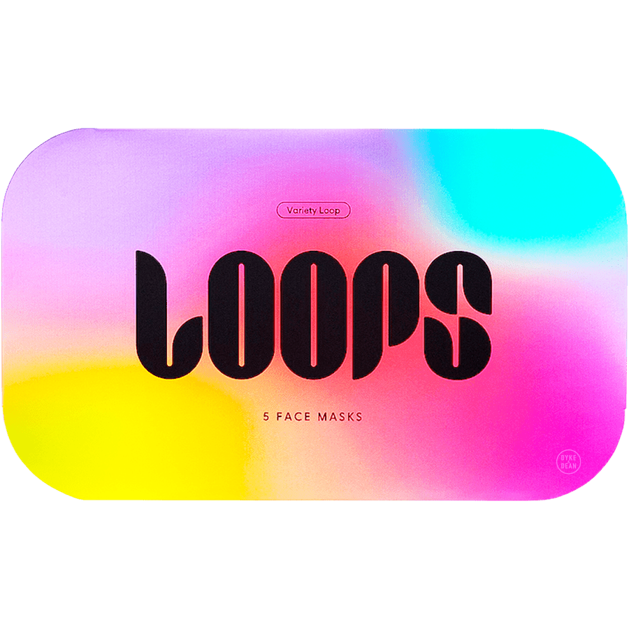 LOOPS VARIETY 5 PACK FACE MASKS - DYKE & DEAN