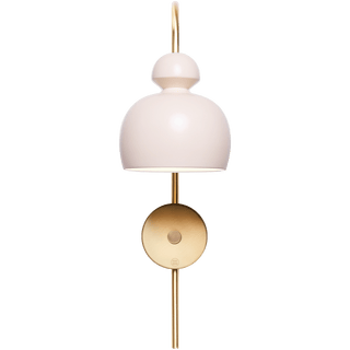 MOBO CERAMIC SWAN WALL LIGHT BRASS - DYKE & DEAN