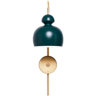 MOBO CERAMIC SWAN WALL LIGHT BRASS - DYKE & DEAN