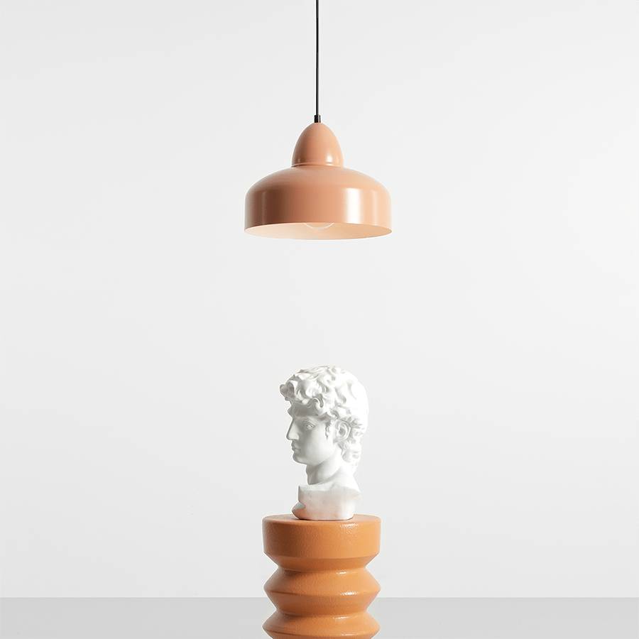 MODERN PENDANT SHADE LIGHT CORAL - DYKE & DEAN