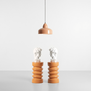 MODERN PENDANT SHADE LIGHT CORAL - DYKE & DEAN