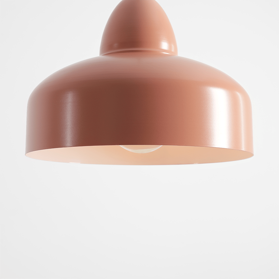 MODERN PENDANT SHADE LIGHT CORAL - DYKE & DEAN