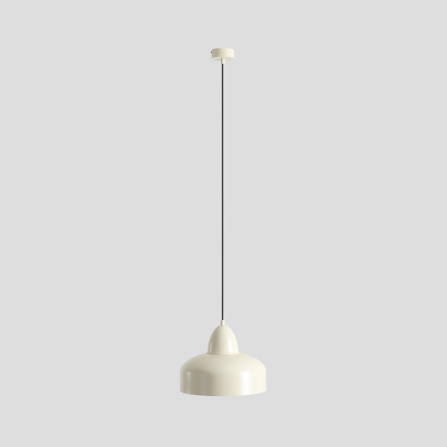 MODERN PENDANT SHADE LIGHT CREAM - DYKE & DEAN