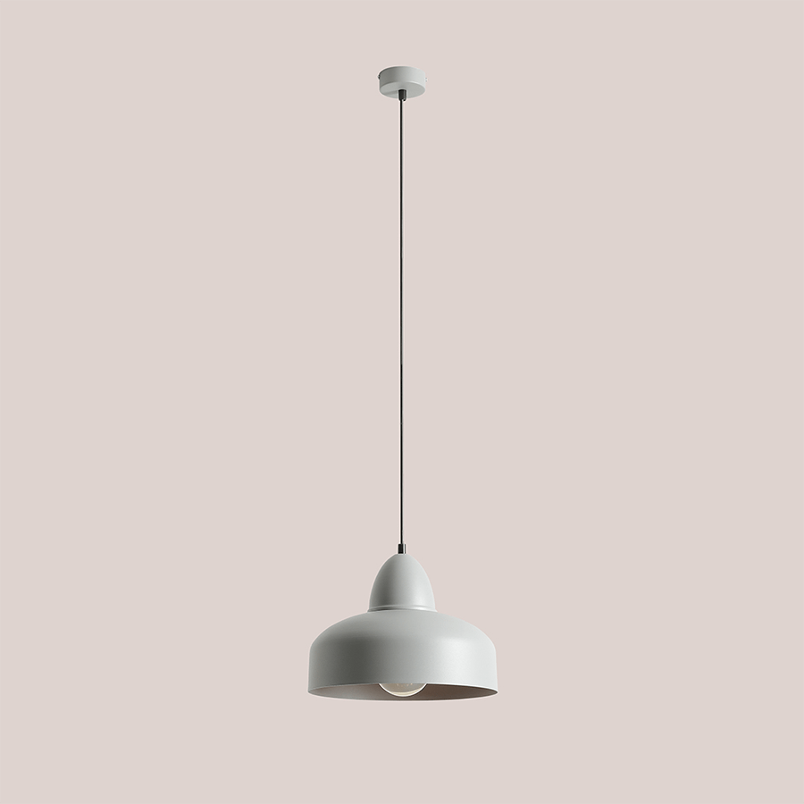 MODERN PENDANT SHADE LIGHT GREY - DYKE & DEAN