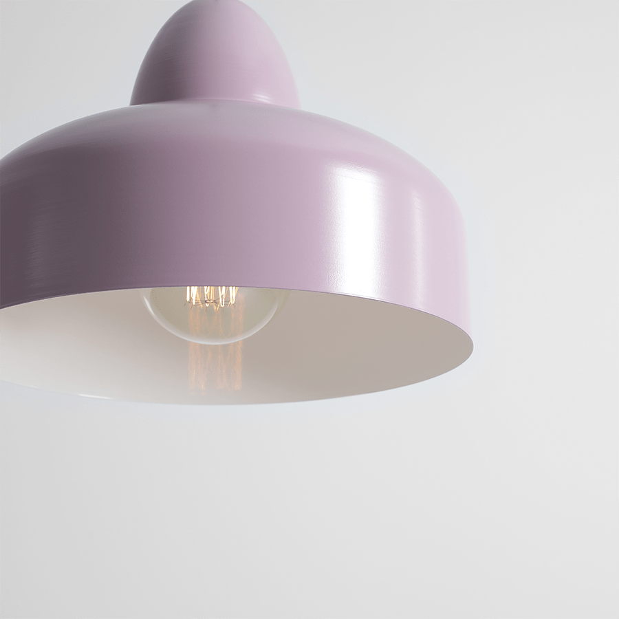 MODERN PENDANT SHADE LIGHT LILAC - DYKE & DEAN