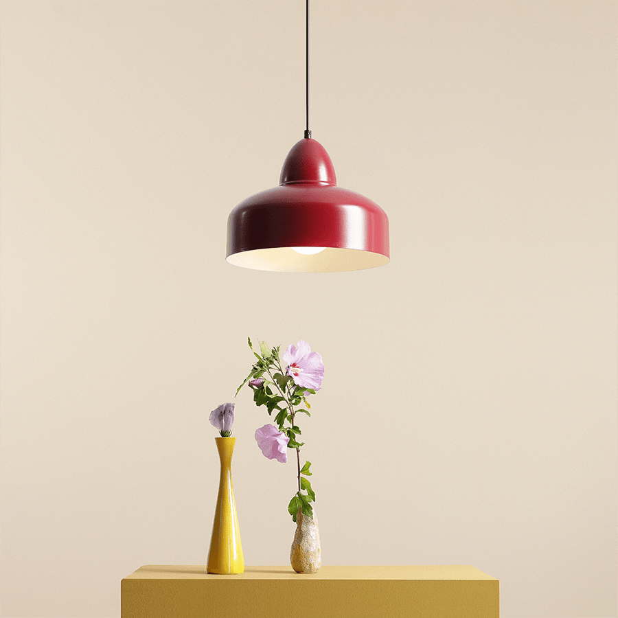 MODERN PENDANT SHADE LIGHT RED WINE - DYKE & DEAN