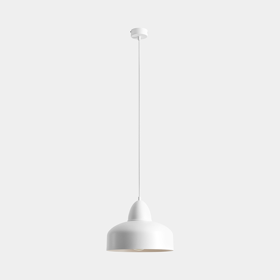 MODERN PENDANT SHADE LIGHT WHITE - DYKE & DEAN