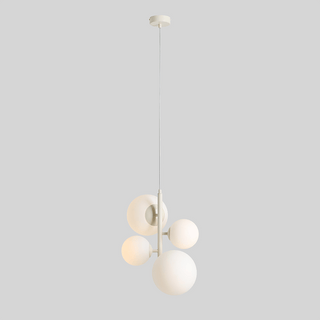 MULTI OPAL GLOBE BLOOM PENDANT LIGHT CREAM - DYKE & DEAN