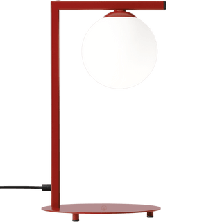 OPAL GLASS TABLE LIGHT RED - DYKE & DEAN