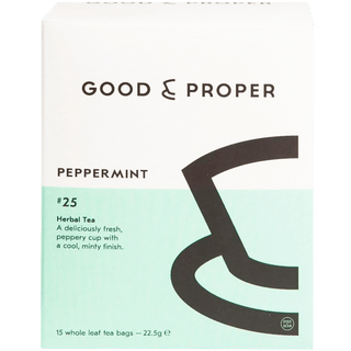 PEPPERMINT HERBAL TEABAGS - DYKE & DEAN