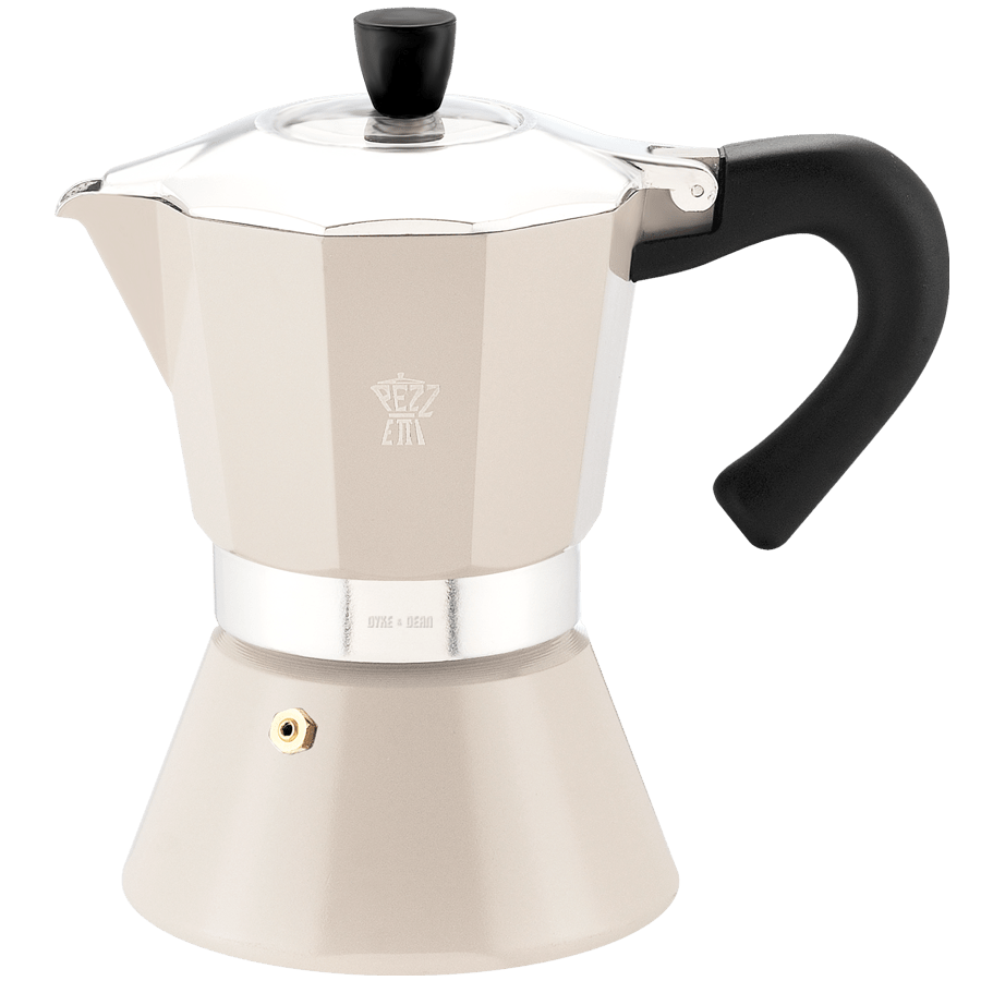 PEZZETTI INDUCTION COFFEE MAKER DOVE GREY 6 CUP - DYKE & DEAN